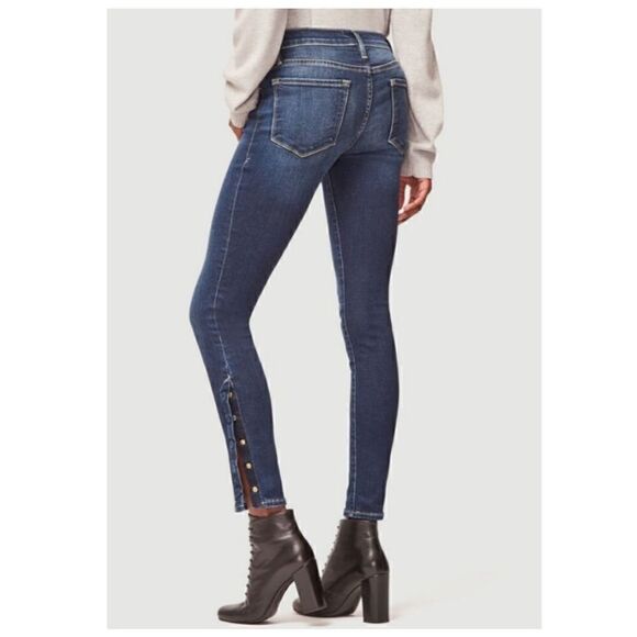FRAME LE SKINNY DE JEANNE SNAP AWAY JEANS MARTHA WASH SZ 24 READ DESCRIPTION - Picture 2 of 11
